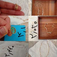 طلا 18 عیار سرویس کامل نو