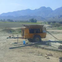 حفاری چاه دهانه گشاد با کمپرسور