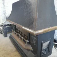 بخاری طرح شومینه ایران شرق|بخاری، هیتر، شومینه|لاهیجان, بازکیاگوراب|دیوار