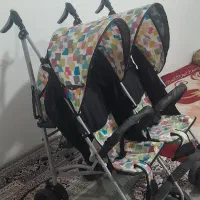 کالسکه دوقلو|کالسکه و لوازم جانبی|شیراز, پودنک|دیوار
