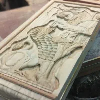 تخته نرد پرسپولیس تماما منبت کاری شده