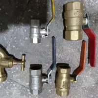 شیر گازی برنجی سنگین 2 اینچ|مصالح و تجهیزات ساختمان|آران و بیدگل, |دیوار