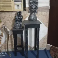 پایه دکور  دو عدد با مجسمه