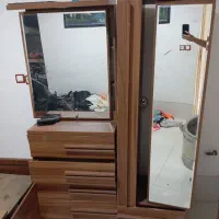 تخت خواب دونفره و تخت خواب یه نفره کمد نوفروش فوری|تخت و سرویس خواب|مرودشت, ثبت احوال|دیوار