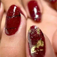 مدل کاشت ناخن ۲۰۰تومن ژلیش ۱۰۰تومن هزینه مواد|خدمات آرایشگری و زیبایی|یزد, |دیوار