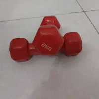 فروش دمبل روکش دار وزن 2 کیلوگرم