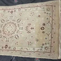 فرش کوچک پادری کرم رنگ ماشینی،تمیز و سالم|پادری|تهران, ستارخان|دیوار