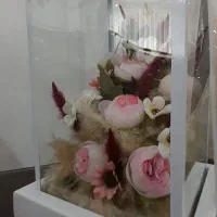 گل جعبه شیشه ای|گل مصنوعی|اسلامشهر, شهرک قائمیه|دیوار