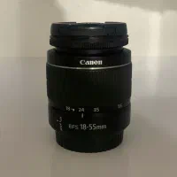 فروش لنز 55-18 کانن همراه با جعبه و درپوش لنز|دوربین عکاسی و فیلمبرداری|کیش, |دیوار