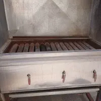 منقل گازی کباب پز با هود