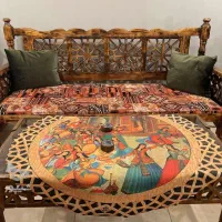 ست مبل ۷نفره چوبی+تخت چوبی+عسلی و میز وسط|مبلمان خانگی و میز عسلی|ساری, |دیوار