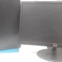 کامپیوتر  کم کارکردبهمراه مانیتور ۲۳ اینچ LG|رایانه رومیزی|خوی, |دیوار