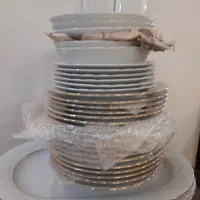 سرویس چینی مقصود و کاسه آبگوشت خوری طوس