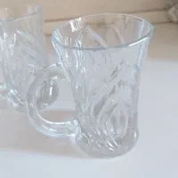 استکان بلور دسته دار ژاپنی|ظروف سرو و پذیرایی|تنکابن, |دیوار