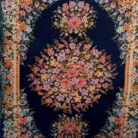فرش چله ابریشم دستباف گلستان سالاری