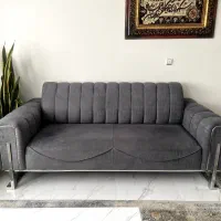 مبل راحتی ۸نفره در حد نو  به همراه میز ناهار خوری|مبلمان خانگی و میز عسلی|تهران, مینی‌سیتی (شهرک نفت)|دیوار