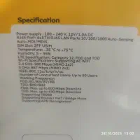 فروش مودم ایرانسل TFI120 E1 به همراه سیم کارت td|مودم و تجهیزات شبکه|مشهد, جاهد شهر|دیوار