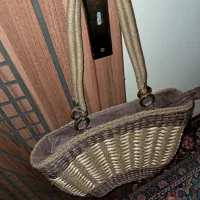 ساک بزرگ وجادار حصیری