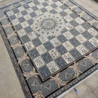 فرش نقشه خشتی ۱۲ - ۹ - ۶ متری در 2 رنگ|فرش|جیرفت, |دیوار