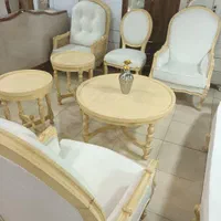 مبل کوئین فرانسوی حصیری|مبلمان خانگی و میز عسلی|رشت, خمیران زاهدان|دیوار