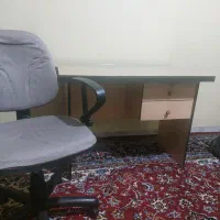 میز کامپیوتر وصندلی گردان در حد نو|میز تحریر و کامپیوتر|اسدآباد, |دیوار