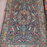 زرع و نیم زمینه سورمه ای حاشیه کرم