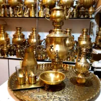 کلکسیونی قدیم aa برنجی ذغالی مسی گازی زغالی سماور|کلکسیون اشیاء عتیقه|اصفهان, دستگرده|دیوار