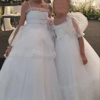 لباس عروس بچگانه / لباس مجلسی دخترانه