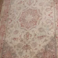 فرش دستباف کرم کاشمر