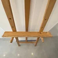 سه پایه نقاشی چوبی سالم در حد نو|لوازم التحریر|مشهد, دانشجو|دیوار