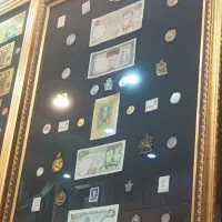 فروش انواع تابلو سکه و اسکناس روکش طلا دلاربیتکوین|کلکسیون سکه، تمبر، اسکناس|اندیشه, اندیشه فاز ۳|دیوار