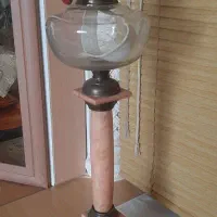 چراغ نفتی دوفتلیه قدیمی|کلکسیون اشیاء عتیقه|تبریز, |دیوار