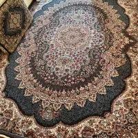 دوتخته فرش ۶متری پلی استر کارکرده در حد نو