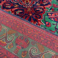 ۹متری دستبافت تمام کرک مرینوس۵۰رج سبز/اقساط۱۲ماهه|فرش|مشهد, هفت تیر (حافظ)|دیوار