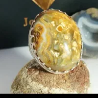 انگشتر سلطانی به لامه نقره عیار بالا