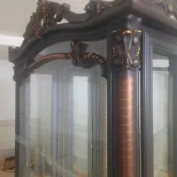 ویترین قهوه ای در حد نو|بوفه، ویترین، کنسول|قم, پردیسان|دیوار