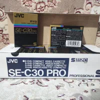 یک بسته 10 عددی نوار ویدیو SVHSC JVC (توضیحات)