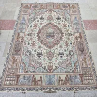 قالیچه دستباف تبریز چله ابریشم طرح نامی|فرش|تهران, ونک|دیوار