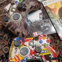 xbox 360 slim دو دسته|کنسول، بازی ویدئویی و آنلاین|ری, علایین|دیوار