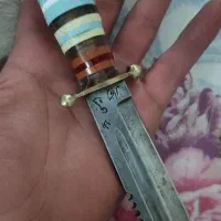 ویژه-فروش فوری چاقوی دستساز زنجان - چرم گاومیش|کلکسیون اشیاء عتیقه|اندیشه, اندیشه فاز ۳|دیوار