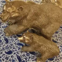 دکوری خرس برنجی