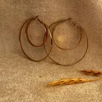 گوشواره حلقه ای طلایی