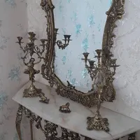 ایینه و شمعدان برنزی|آینه|اراک, |دیوار