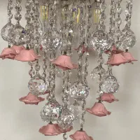 لوستر طرح لوکس گل رز|لوستر و چراغ آویز|مسجد سلیمان, |دیوار