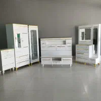 سرویس چوب ، سرویس عروس ، سرویس خواب ، ست کامل|تخت و سرویس خواب|مشهد, خواجه ربیع|دیوار