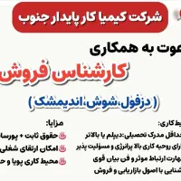 آگهی استخدام شرکت کیمیاکار پایدار جنوب