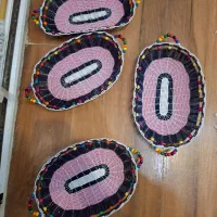 سبد حصیری دست بافت