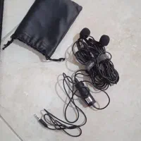 میکروفن یقه ای دو سر خبرنگاری بویا