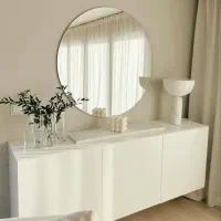 انواع سایز آینه دایره پشت فیتنگی(تولیدی)|آینه|تبریز, |دیوار