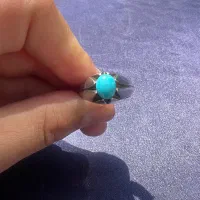 انگشتر نقره فیروزه نیشابور|جواهرات|تهران, شکوفه|دیوار